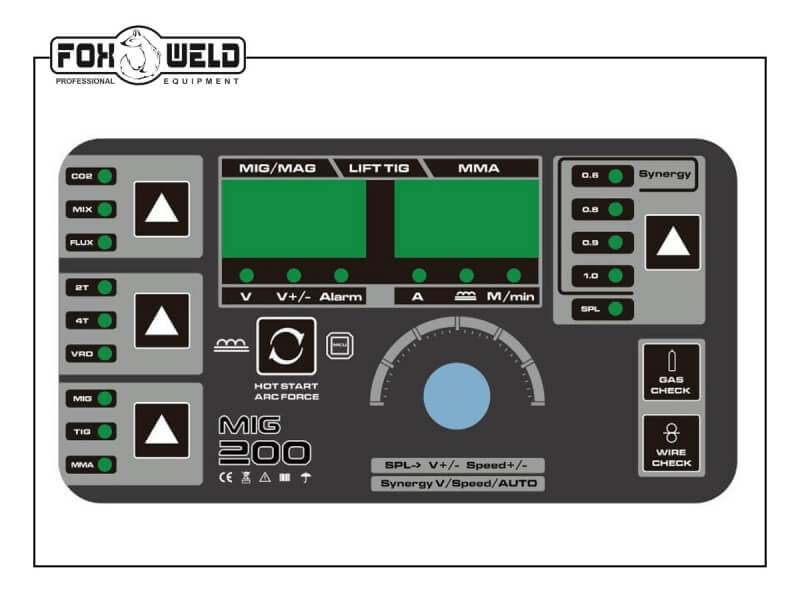 FOX WELD MIG 200E SYN - 02
